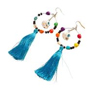 Punk-Skelett-Ohrringe, leicht, Gothic, Fransen, Schmuck, Damen, Musik, Festival, lange Quasten, Ohrschmuck, Eine Größe, Wie beschrieben, Wie beschrieben