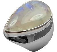 Punk Vintage Großer Strass Wassertropfen Ring Damen Schmuck Charme Handschmuck für Frauen/Mädchen Fingerringe DIY Schmuck Geschenk Durability