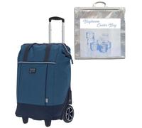Punta Big Wheel Einkaufstrolley Shopping Trolley 10303 0600 Blau +t | Blue Einkaufsroller Markt Korb Schwimmbad Saunatrolley + Thermotasche