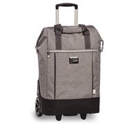 Punta® Einkaufstrolley Big Wheel 40L | großer & Stabiler Einkaufsroller mit XL-Rädern | leise & leichtgängig | Einkaufstrolley modern & vielseitig für Einkauf & Transport - hellgrau
