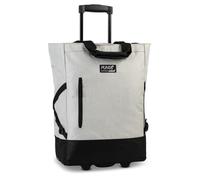 Punta® Einkaufstrolley 33L Hellgrau | Einkaufstrolley modern mit Skater-Rollen - leise & leichtgängig | modernes Design | ideal für Einkäufe, Reisen & Sport | Wheel Shopping Roller für unterwegs