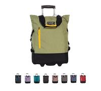 Punta® Einkaufstrolley 33L Hellgrün | Einkaufstrolley modern mit Skater-Rollen - leise & leichtgängig | modernes Design | ideal für Einkäufe, Reisen & Sport | Wheel Shopping Roller für unterwegs