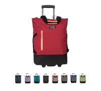 Punta® Einkaufstrolley 33L Weinrot | Einkaufstrolley modern mit Skater-Rollen - leise & leichtgängig | modernes Design | ideal für Einkäufe, Reisen & Sport | Wheel Shopping Roller für unterwegs