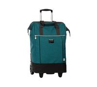 Punta® Einkaufstrolley Big Wheel 40L | großer & Stabiler Einkaufsroller mit XL-Rädern | leise & leichtgängig | Einkaufstrolley modern & vielseitig für Einkauf & Transport - Petrol
