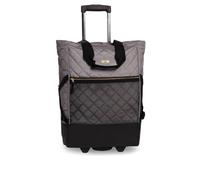 Einkaufstrolley FABRIZIO "Punta-Wheel-Shopping-Roller" Einkaufskörbe grau (zement) Einkaufstrolleys edler Look mit abgestepter Oberfläche und Golddetails (25269733-0)