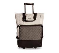 Einkaufstrolley FABRIZIO "Punta Wheel classy" Einkaufskörbe , weiß Einkaufkörbe Co edler Look mit abgestepter Oberfläche und Golddetails Einheitsgröße weiß