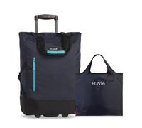Punta Wheel Einkaufstrolley Unisex 33L, 50x36x20cm (Dunkelblau) | leichtlaufende Skater-Rollen, große Öffnung, 33L, 50x36x20cm, ideal für bequemes Einkaufen & Transport bis 17 kg