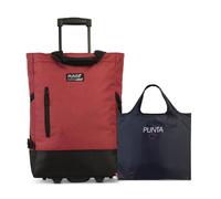 Punta Wheel Einkaufstrolley Unisex 33L, 50x36x20cm (Rot) | leichtlaufende Skater-Rollen, große Öffnung, 33L, 50x36x20cm, ideal für bequemes Einkaufen & Transport bis 17 kg