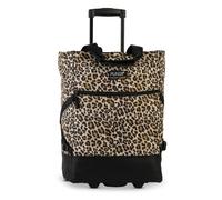 Punta Wheel Print Shopping-Roller - Dunkelbraun