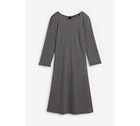 Punto di Roma-Kleid mit Jaquardmuster aus Viskose-Mix 44/46 (L)