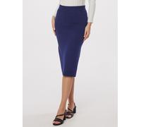 PUNTO & FILO Bleistiftrock in Midi Länge 46/48 blau