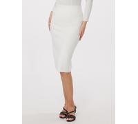 PUNTO & FILO Bleistiftrock in Midi Länge 50/52 offwhite