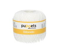 Puppets Eldorade Stärke 12, 50g, 4574012-07001, Farbe:7001, Häkelgarne