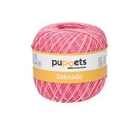 Puppets Eldorado Multicolor 4578012-00038 Farbe: 38, Stärke: 12, Aufmachung: 100g, Lauflänge: 570m, Häkelgarne