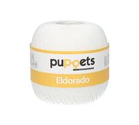Puppets Eldorado Stärke 16, 100g, 4576016-07001, Farbe:7001, Häkelgarne