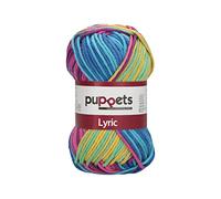 Puppets Lyric Multicolor 4582008-00208 Farbe: Afrika, Stärke: 8 Aufmachung: 50g, Lauflänge: 70m, Häkelgarne