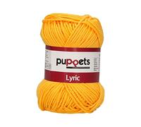 Puppets Lyric Stärke 8 4572008-05024 orange Häkelgarn, 100% Baumwolle