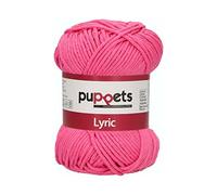 Puppets Lyric Stärke 8 4572008-05025 pink Häkelgarn, 100% Baumwolle