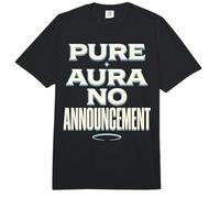 Pure Aura No Announcement Confidence Funny Saying Quote Comfort Colors Adult Heavyweight T-Shirt
