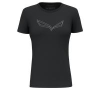 Salewa - Women's Pure Eagle Frame Dry T-shirt - T-Shirt, Gr. XL 42, schwarz (BlackOutMelange)