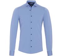 Pure Functional Shirt Streifen Navy - Größe 40 Blau 40