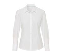 Pure Functional Slim Fit Jerseybluse weiss, Einfarbig