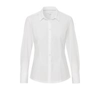 pure - PURE- Functional Bluse slim fit Langarm weiss - Gr. - XL
