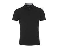 Pure Slim Fit Poloshirt Kurzarm schwarz