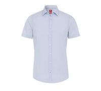 Pure Slim Fit Hemd Kurzarm hellblau
