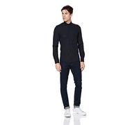 Hatico Herren Langarmhemd Pure-Functional 3387-21150 Schwarz Größe 44
