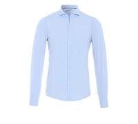 Pure Slim Fit Hemd hellblau, Gestreift