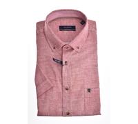 pure - HATICO- Sport Hemd regular fit Halbarm rot - Gr. - M
