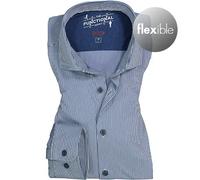 Pure H.Tico The Functional Shirt Streifen Dunkelblau Blau 38