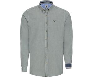 pure Karo-Hemd Slim Fit Grün (Größe: XL) 43/44 grün
