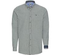 Pure Karo-Hemd Slim Fit Grün L
