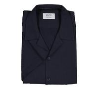 PURE Kurzarmhemd Herren Slim Fit Kurzarm blau, XXL