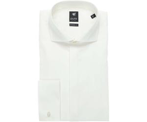 Pure Modern Fit Galahemd creme, Einfarbig