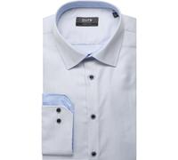 Pure Modern Fit Hemd hellblau, Faux-uni