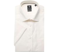 Pure Modern Fit Hemd Kurzarm ecru