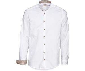 pure Oxfordhemd mit Stehkragen Weiß (Größe: XXL) 45/46 weiß