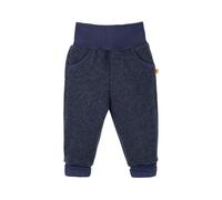 PURE PURE by Bauer Baby und Kinder Hose Bio-Merinowolle Fleece marine Gr.98/104