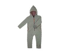 PURE PURE by Bauer Baby und Kinder Overall mit Kapuze Bio-Schurwolle Walk seagrass Gr.62/68