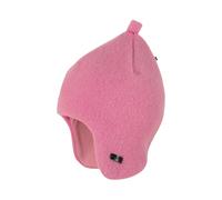 PURE PURE by Bauer Baby und Kindermütze mit Zipfel Bio-Merinowolle Fleece dusty pink Gr.53
