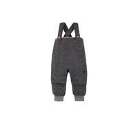 Pure Pure - Kid's Mini-Trägerhose Walk - Freizeithose, Gr. 86-92, grau (Grey-Melange)