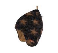 PURE PURE by Bauer Kinder Mütze Bio-Merinowolle Walk anthrazit-ermine Gr.51