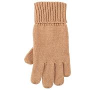 pure pure Damen-Handschuhe aus Wolle Camel 7,5