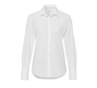 Pure Functional Slim Fit Bluse weiss, Einfarbig