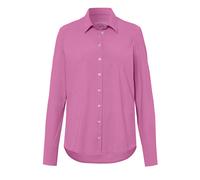 pure - PURE- Functional Bluse modern fit Langarm rosa - Gr. - S