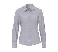 pure - PURE- Functional Bluse slim fit Langarm grau - Gr. - M