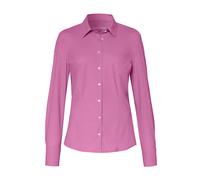 pure - PURE- Functional Bluse slim fit Langarm rosa - Gr. - XXL